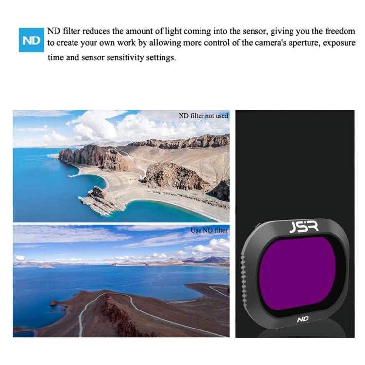 JSR Drone 3 in 1 ND4+ND8+ND16 Lens Filter for DJI MAVIC 2 Pro, ND4+ND8+ND16 JSR Drone 3 in 1 ND4+ND8+ND16 Lens Filter for DJI MAVIC 2 Pro, ND4+ND8+ND16